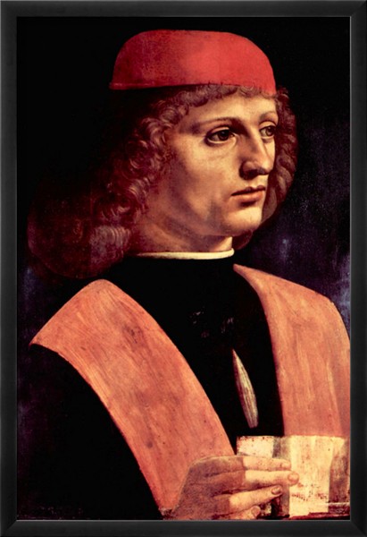 Portrait Of A Musician - Leonardo Da Vinci Painting